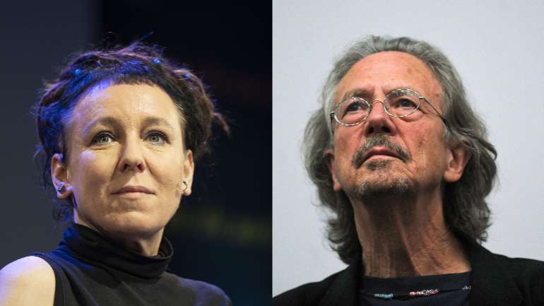 A Olga Tokarczuk foi-lhe atribuído o Nobel da Literatura de 2018. Peter Handke é o vencedor deste ano