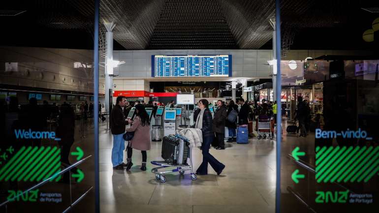 Aeroporto de Lisboa registou um aumento trimestral de 2,0%
