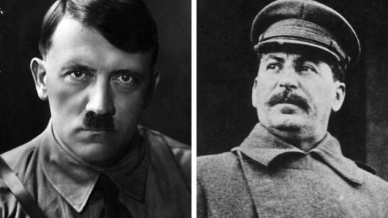 O regime nazi de Hitler foi culpado do genocídio de cerca de 6 milhões de pessoas, enquanto que o comunismo de Estaline foi responsável pela morte de cem milhões de pessoas