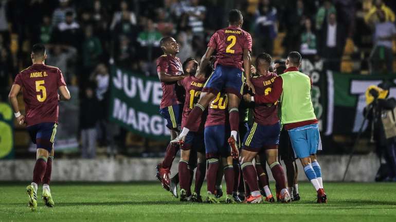 O Alverca marcou um golo na primeira parte e outro na segunda
