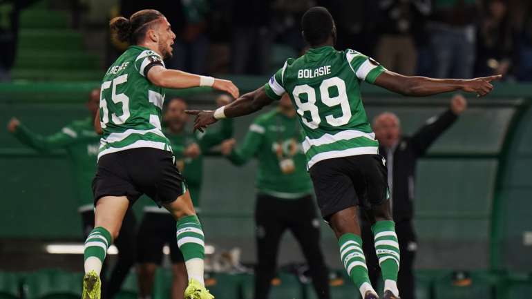 O avançado congolês estreou-se a marcar pelo Sporting