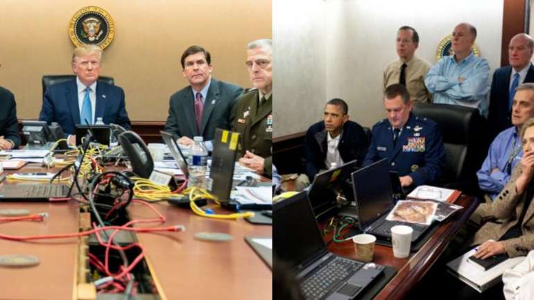 Os momentos em que Baghdadi e Bin Laden foram mortos.
