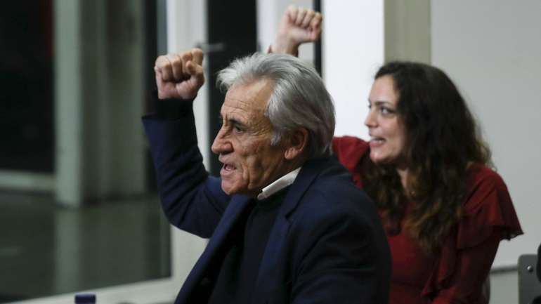 O PCP organizou uma sessão comemorativa do 106.º aniversário de Álvaro Cunhal, na Moita