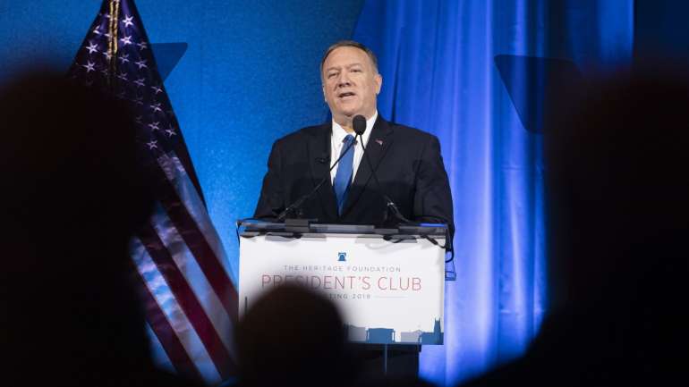 O anúncio foi feito por Mike Pompeo