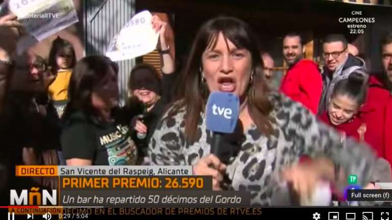 Natalia começou por avançar que vencera 400 mil euros. Afinal, a sorte grande ficou-se pelos 5.000 euros