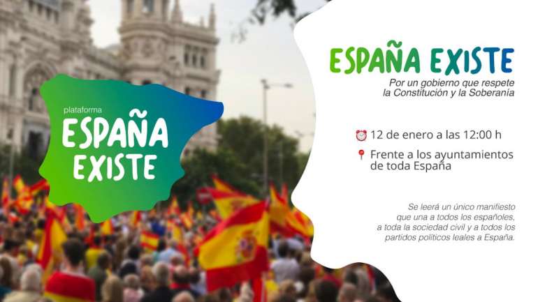 Imagem utilizada pelo Vox para promover uma manifestação por "um governo que respeite a Constituição e soberania".