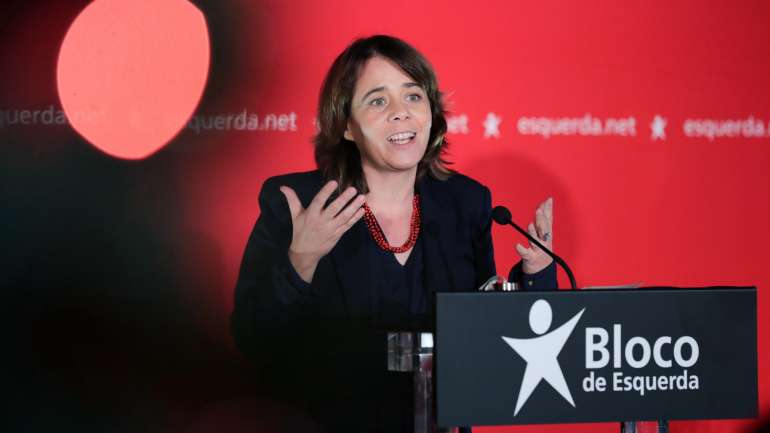 Catarina Martins falou este sábado no seguimento de uma reunião da Mesa Nacional do Bloco de Esquerda.