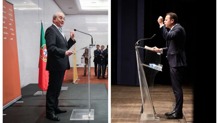 Rui Rio e Luís Montenegro travaram esta quarta-feira o debate, à distância, que não travaram na televisão