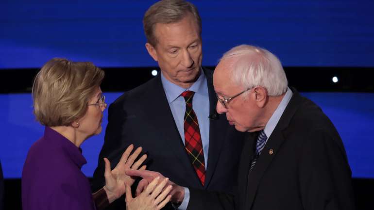 A senadora do Massachusetts acusou o homólogo do Vermont de lhe ter chamado "mentirosa na televisão nacional"