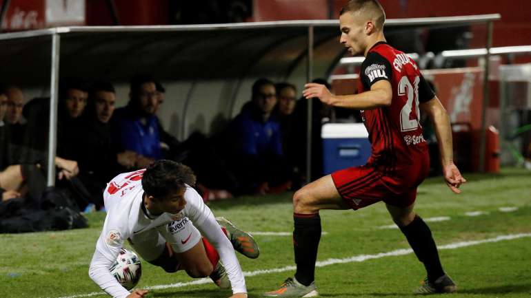 A equipa da divisão secundária chegou ao intervalo a vencer por 2-0, com dois golos do avançado brasileiro Matheus Aias aos 7 e 30 minutos. O terceiro golo foi marcado por Álvaro Rey aos 85 minutos