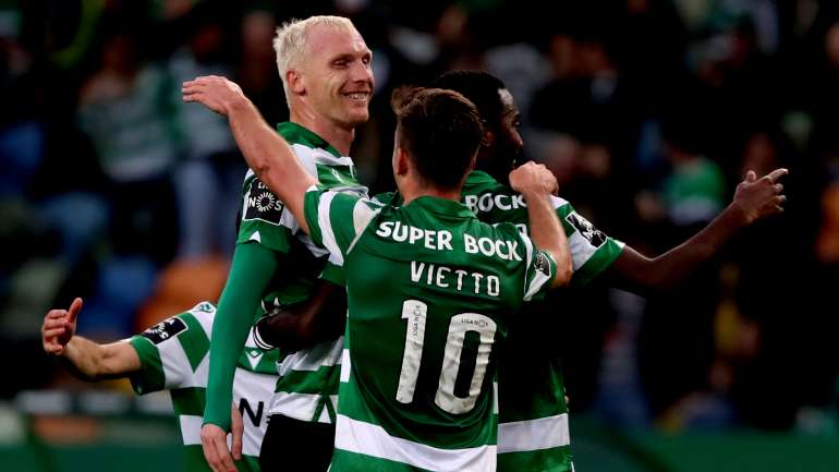 Mathieu marcou o terceiro livre direto desde que chegou ao Sporting e abriu caminho para a terceira reviravolta da época
