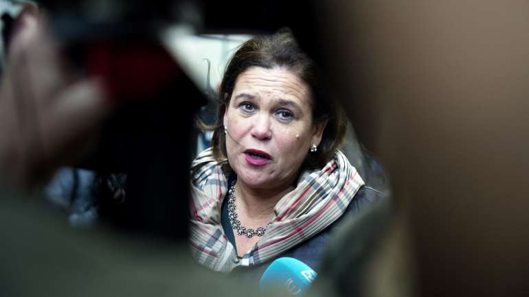 "O Sinn Fein venceu a eleição, conquistámos o voto popular", disse a líder do partido