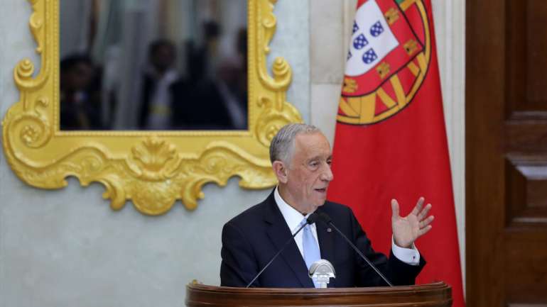 Marcelo Rebelo de Sousa falou aos jornalistas na Índia, onde está em visita de Estado