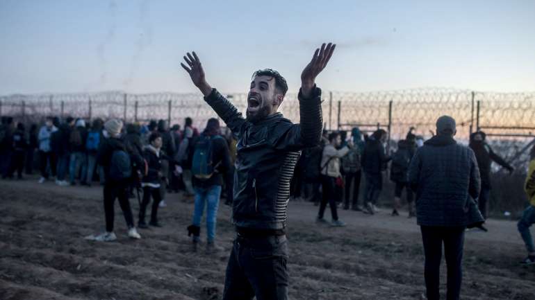 Confrontos junto à fonteira grega com a Turquia