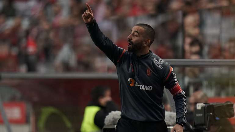 Rúben Amorim realizou 13 jogos na equipa principal do Sp. Braga, tendo vencido os três "grandes" nesse período