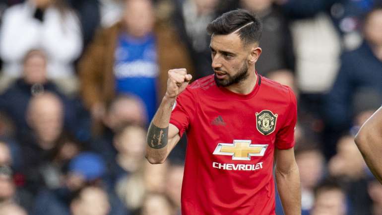 Bruno Fernandes concorre contra Marcos Alonso, Aubameyang, Calvert-Lewin, Matt Doherty e Nick Pope