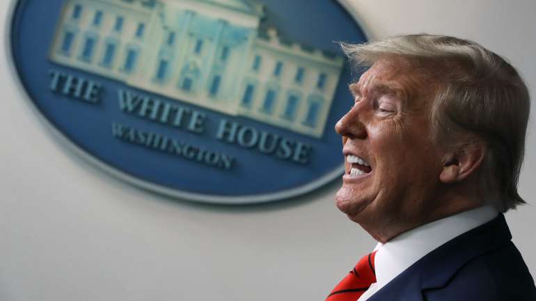 Donald Trump falou esta quinta-feira ao país