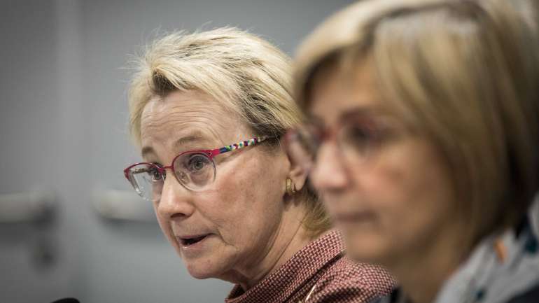 Graça Freitas, diretora-geral de Saúde, e Marta Temido, ministra da Saúde.