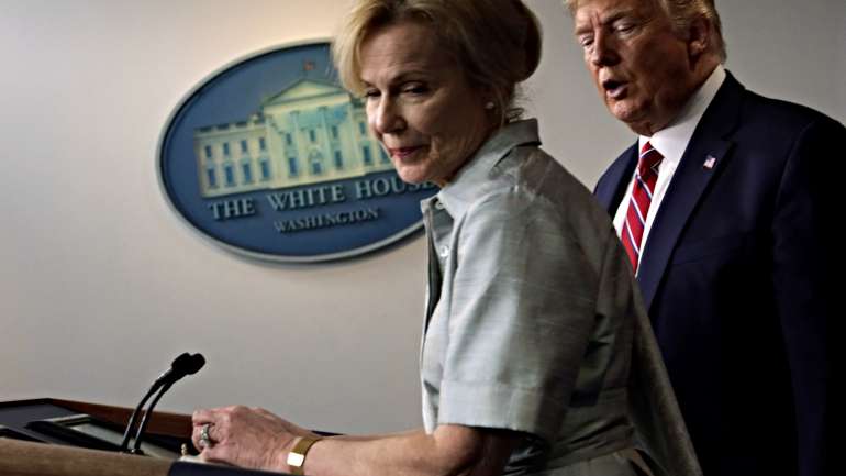 Deborah Birx é a coordenadora da resposta da Casa Branca à pandemia nos Estados Unidos