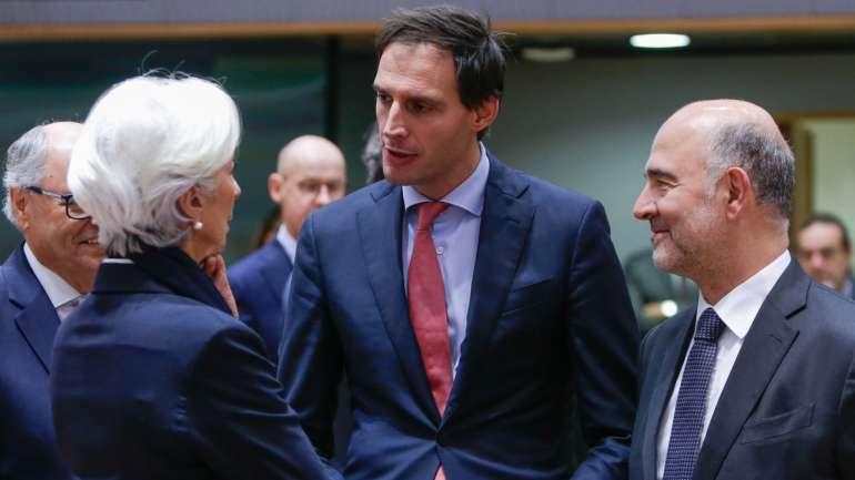 Wopke Hoekstra, ao centro, é ministro das finanças da Holanda