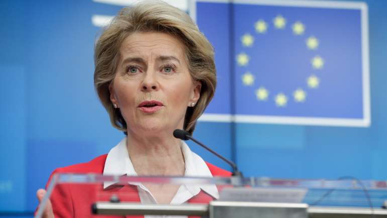 Ursula von der Leyen escreveu uma carta dirigida aos italianos no jornal La Repubblica a prometer apoio ao país