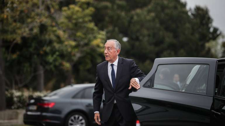 Presidente da República fez este sábado a sua saída semanal a uma sementeira na lezíria do Tejo