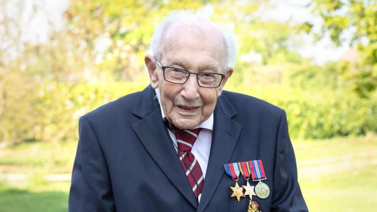 Tom Moore foi tratado nos últimos anos no Serviço Nacional de Saúde britânico a um cancro da pele