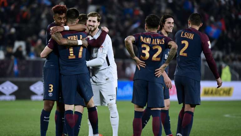 O PSG era quem ocupava o primeiro lugar da Ligue 1