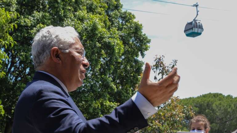 Num restaurante de bacalhau no Parque das Nações, o primeiro-ministro não fez promessas ao setor da restauração.