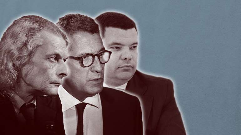 João Manso Neto (à esquerda), António Mexia (ao centro) e João Conceição (à direita) são três dos principais arguidos do caso EDP