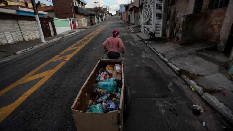 O PIB brasileiro recuou 1,5% de janeiro a março face ao quarto trimestre de 2019