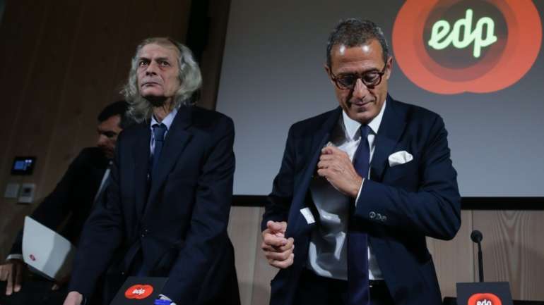 João Manso Neto (presidente da EDP Renováveis) e António Mexia (presidente da EDP)