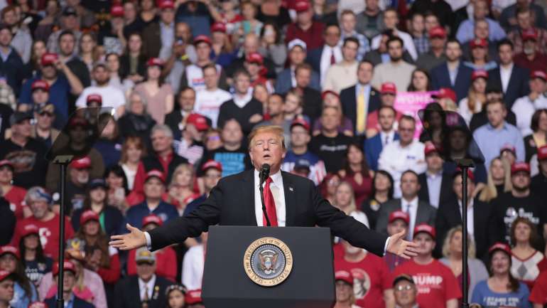 Donald Trump, anunciou na quarta-feira o regresso dos comícios de campanha, suspensos devido à pandemia de Covid-19