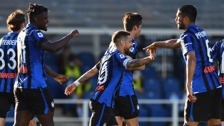 A equipa de Gian Piero Gasperini marcou três golos ainda na primeira parte