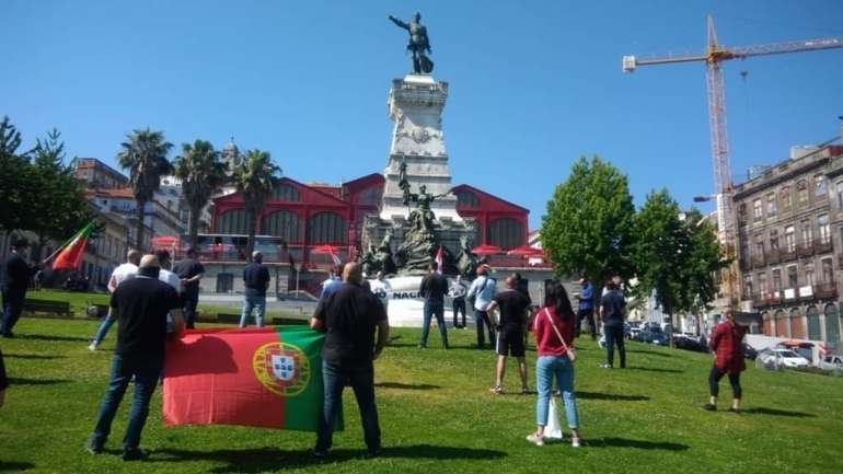 Ao Observador, fonte da PSP confirma que a concentração foi "comunicada atempadamente" e está "legalizada"
