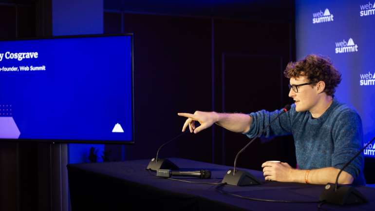 Paddy Cosgrave, o presidente executivo da Web Summit, está também à frente do Collision From Home