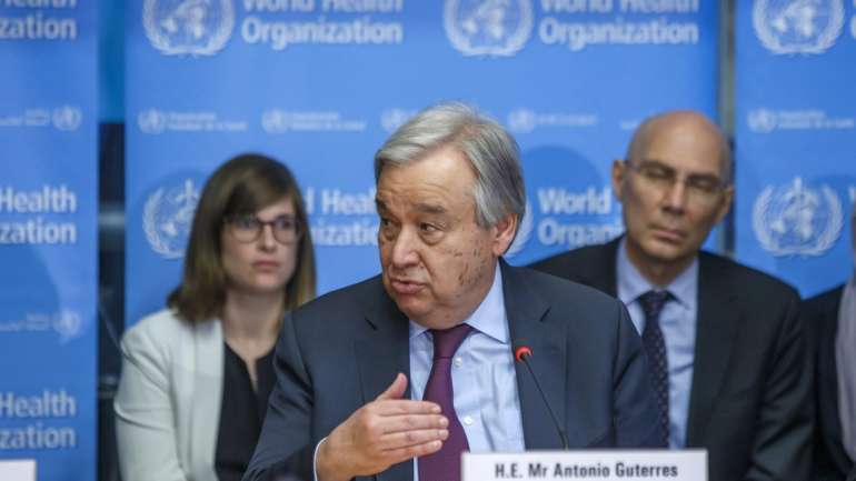 O português Guterres recordou que "este vírus microscópico trouxe consequências catastróficas" para o mundo