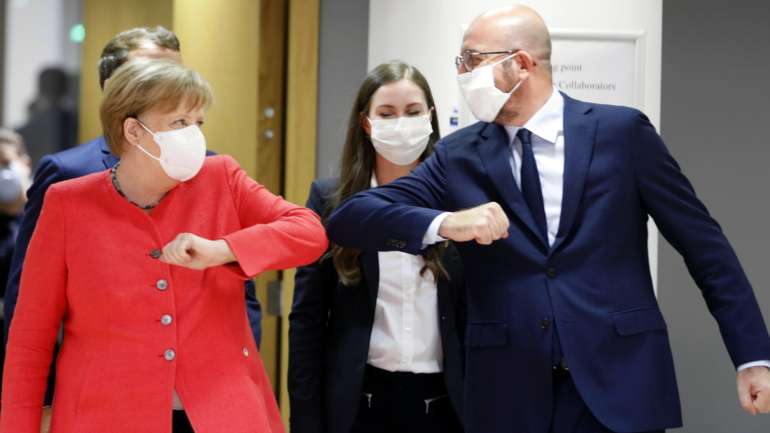 Charles Michel tem liderado reuniões e ao jantar pediu "unidade" aos estados membros para evitarem má imagem da UE .