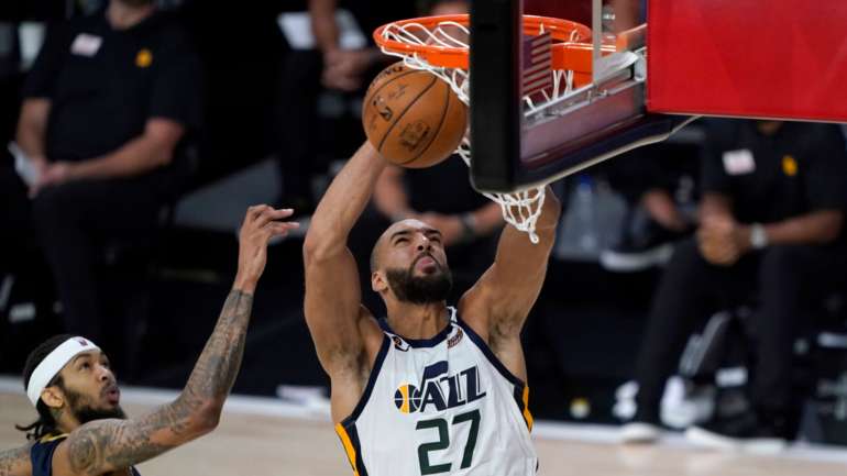 Rudy Gobert marcou o primeiro cesto, foi o único jogador a fazer um duplo-duplo e decidiu vitória para os Jazz com dois lances livres a seis segundos do final