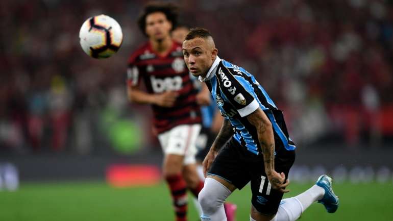 Everton Cebolinha foi o melhor marcador do Brasil na Copa América de 2019 e é um dos principais destaques do Grémio