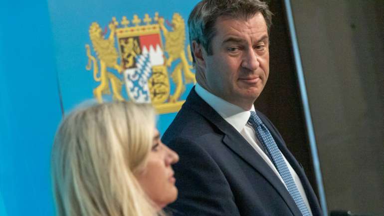 Markus Soder é visto como possível sucessor de Angela Merkel.