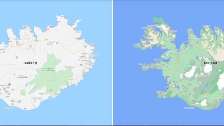 O Google Maps foi lançado 8 de fevereiro de 2005