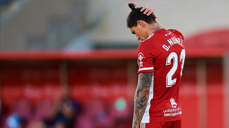 Darwin Núñez marcou 16 golos em 32 jogos na última temporada ao serviço do Almería, da Segunda Liga espanhola