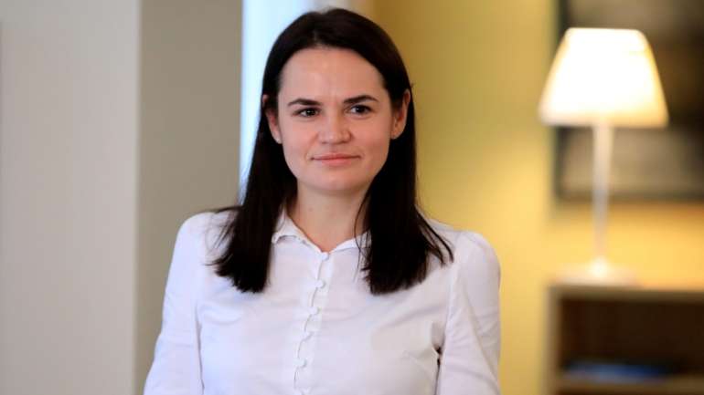 Na lista, a recente candidata à presidência da Bielorrússia, Svetlana Tikhanovskaya, surge duas vezes