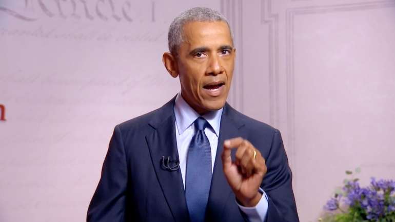 Obama falava durante numa arrecadação de fundos para o candidato democrata que decorreu online