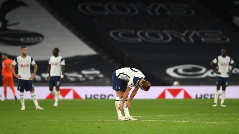 Harry Kane marcou dois golos, fez uma assistência, atirou uma bola ao poste mas acabou vergado a um empate quando o jogo estava controlado