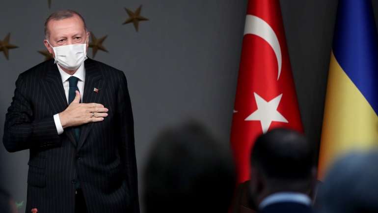 Erdogan não fez qualquer referência ao caso do professor francês Samuel Paty
