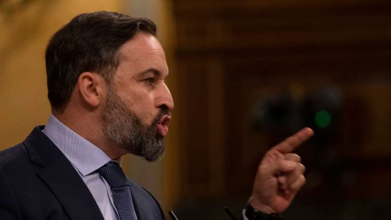 Santiago Abascal perdeu o apoio da direita e saiu derrotado na moção de censura contra o executivo