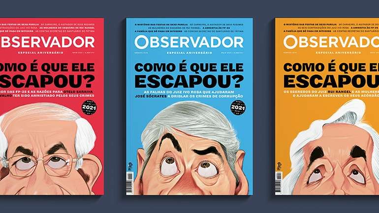 A nova revista tem três capas à escolha