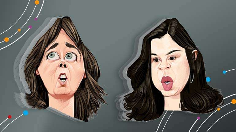 Catarina Martins e Inês Sousa Real debateram na tarde desta segunda-feira
